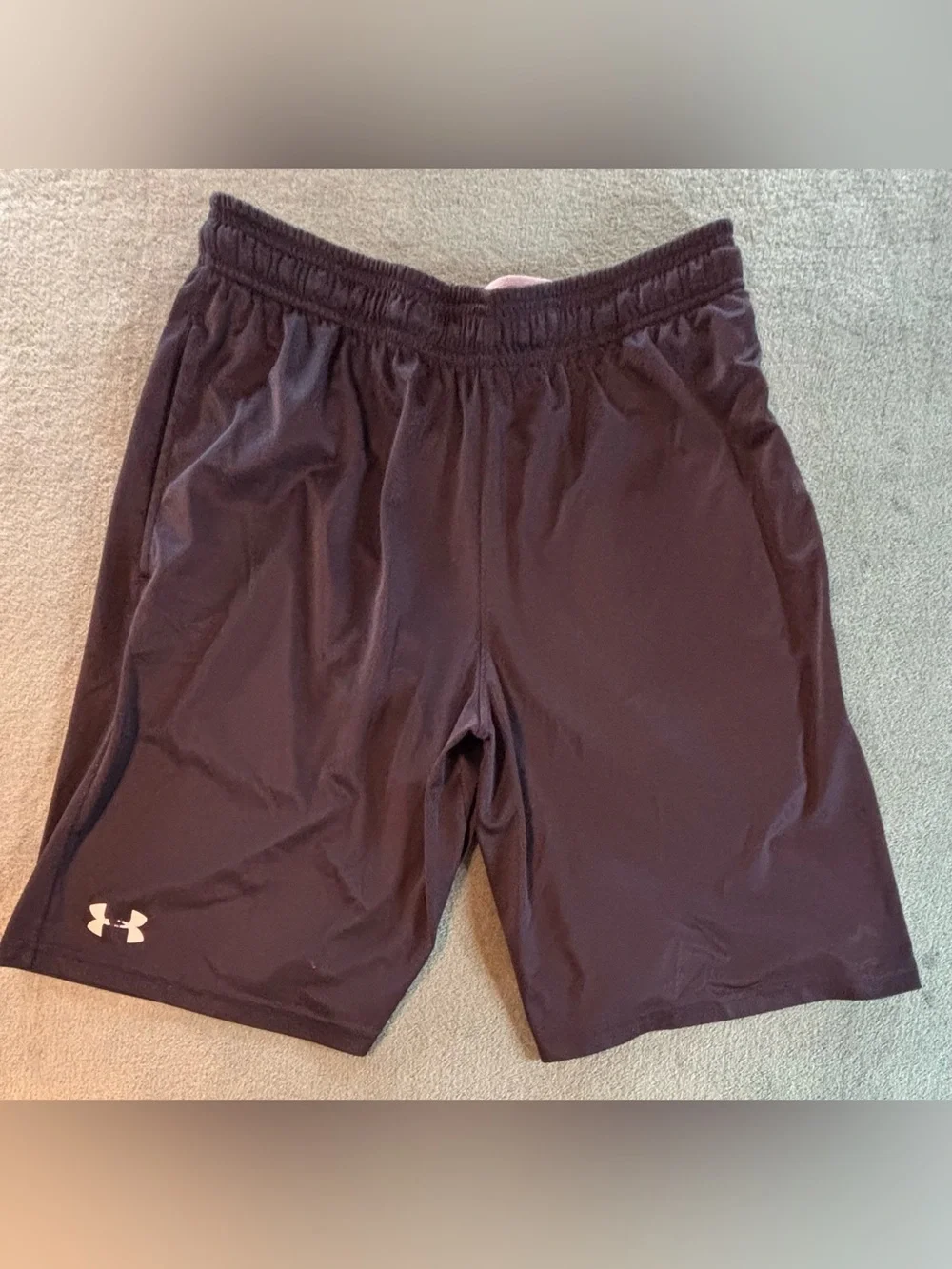 Under Armour Men’s Black Loose Athletic Shorts, Size: M. (6509)